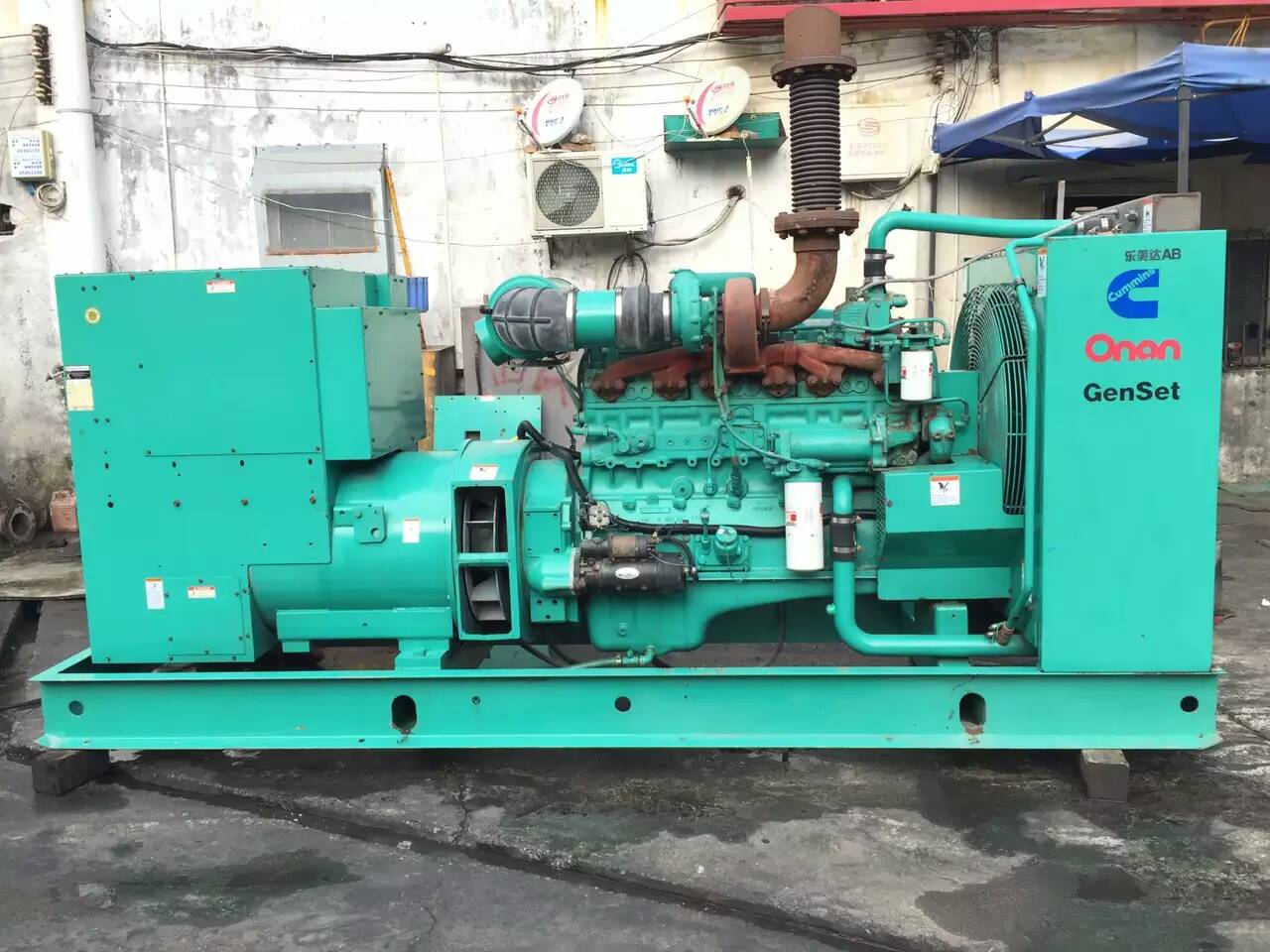 阜平租赁发电机-柴油发电机不正常冒烟的原因